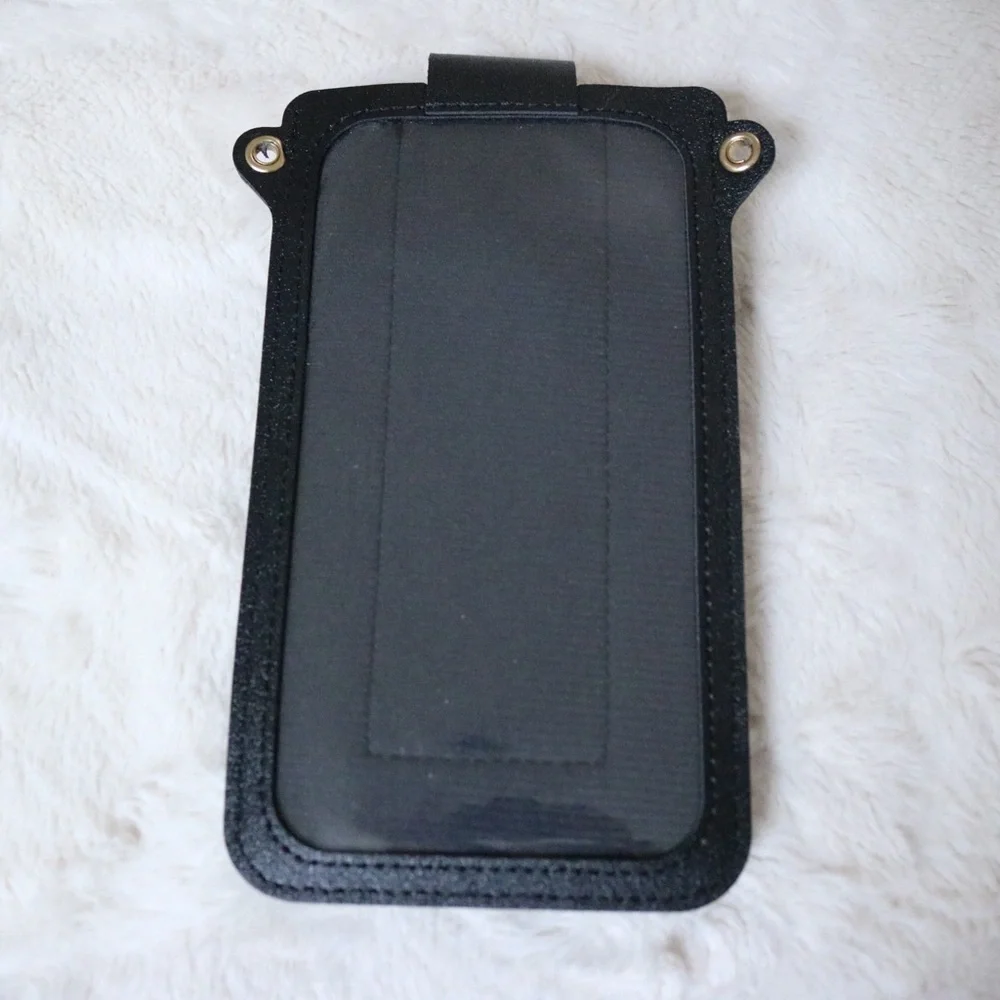 Black Protective Phone Sleeve Wallet for Smartphones